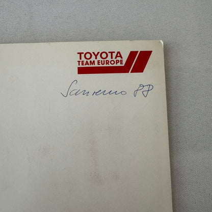 1988 Toyota Celica Rally Rallye Racing Press Kit Motorsport Race Photos Photo