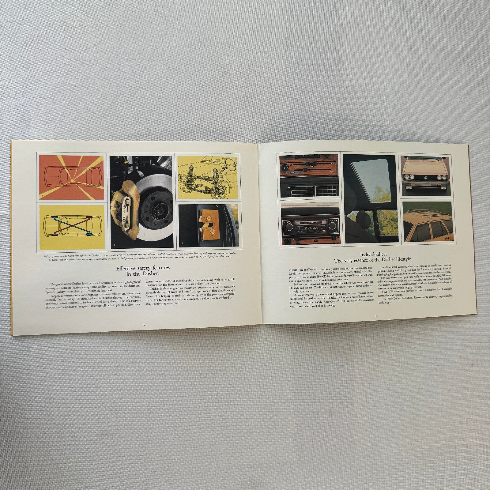 Volkswagen Dasher Car Sales Brochure Catalog Advertising VW Station Wagon Hatch