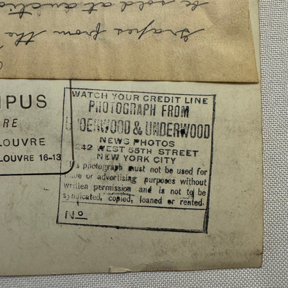 French Press Photo Photograph Gardener Weighing Grapes 1934 Agence Trampus