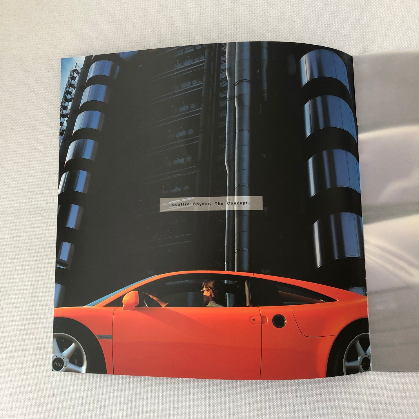 Audi Quattro Sypder Concept Car Sales Brochure Catalog