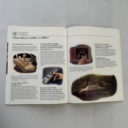 1982 Cadillac Car Sales Brochure Catalog Fleetwood Brougham Eldorado DeVille