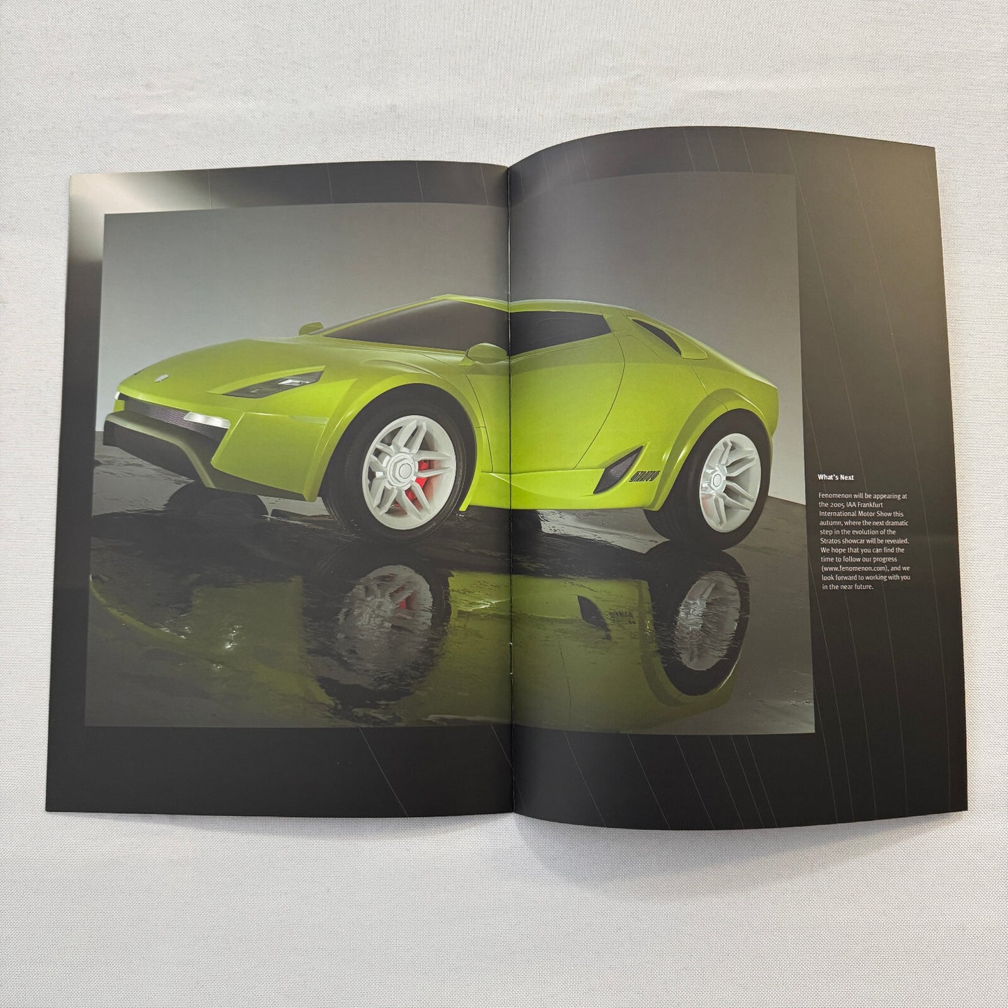 Fenomenon Stratos Concept Car Press Kit Lancia Stratos CD