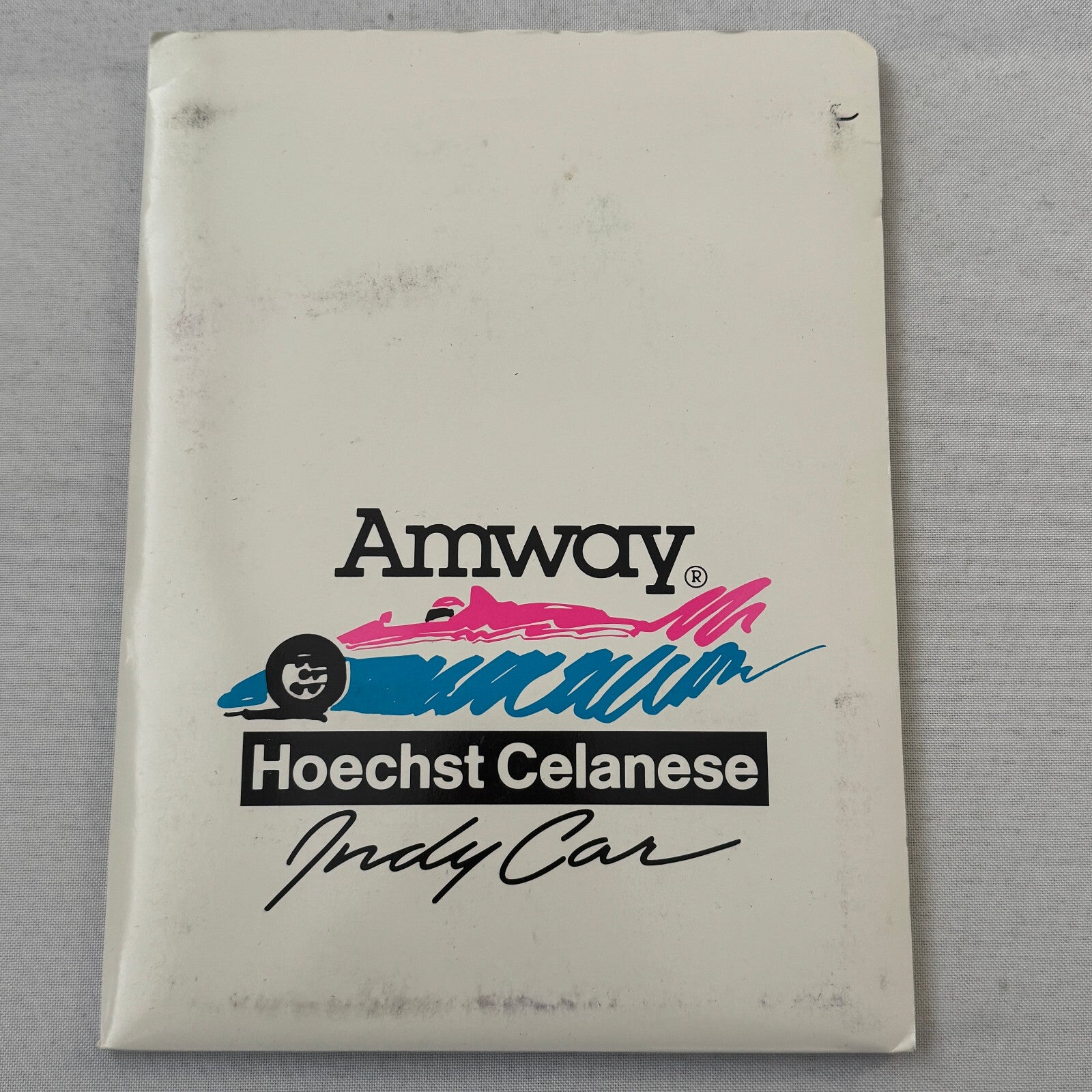 1991 Amway Indy Car Racing Press Kit Brochure Vintage Scott Brayton Driver