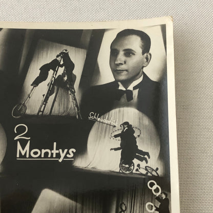 Circus Performers on Unicycle Juggling Comedy Photo Photograph 2 Montys