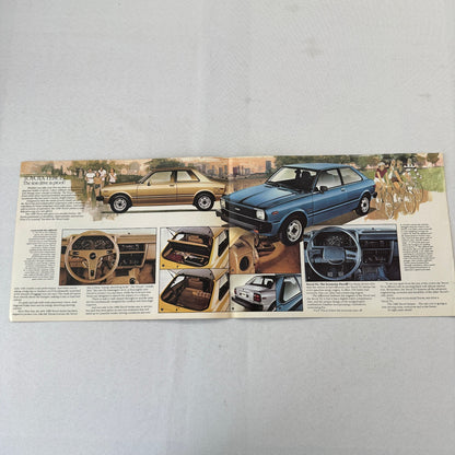 1980 Toyota Tercel Car Sales Brochure Catalog Advertising Vintage Canadian
