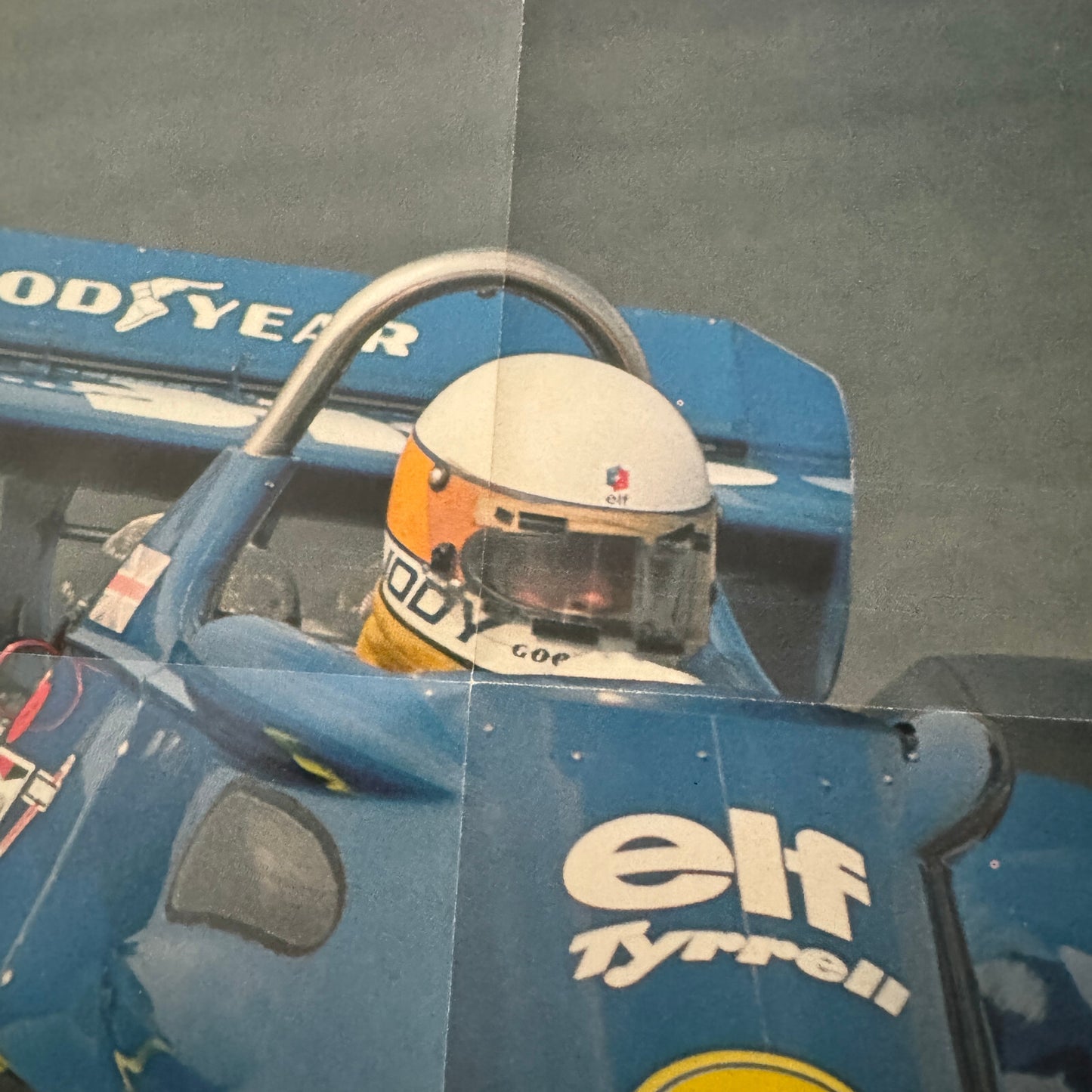 Tyrrel P34 Renault ELF Racing Car Jody Scheckter Poster