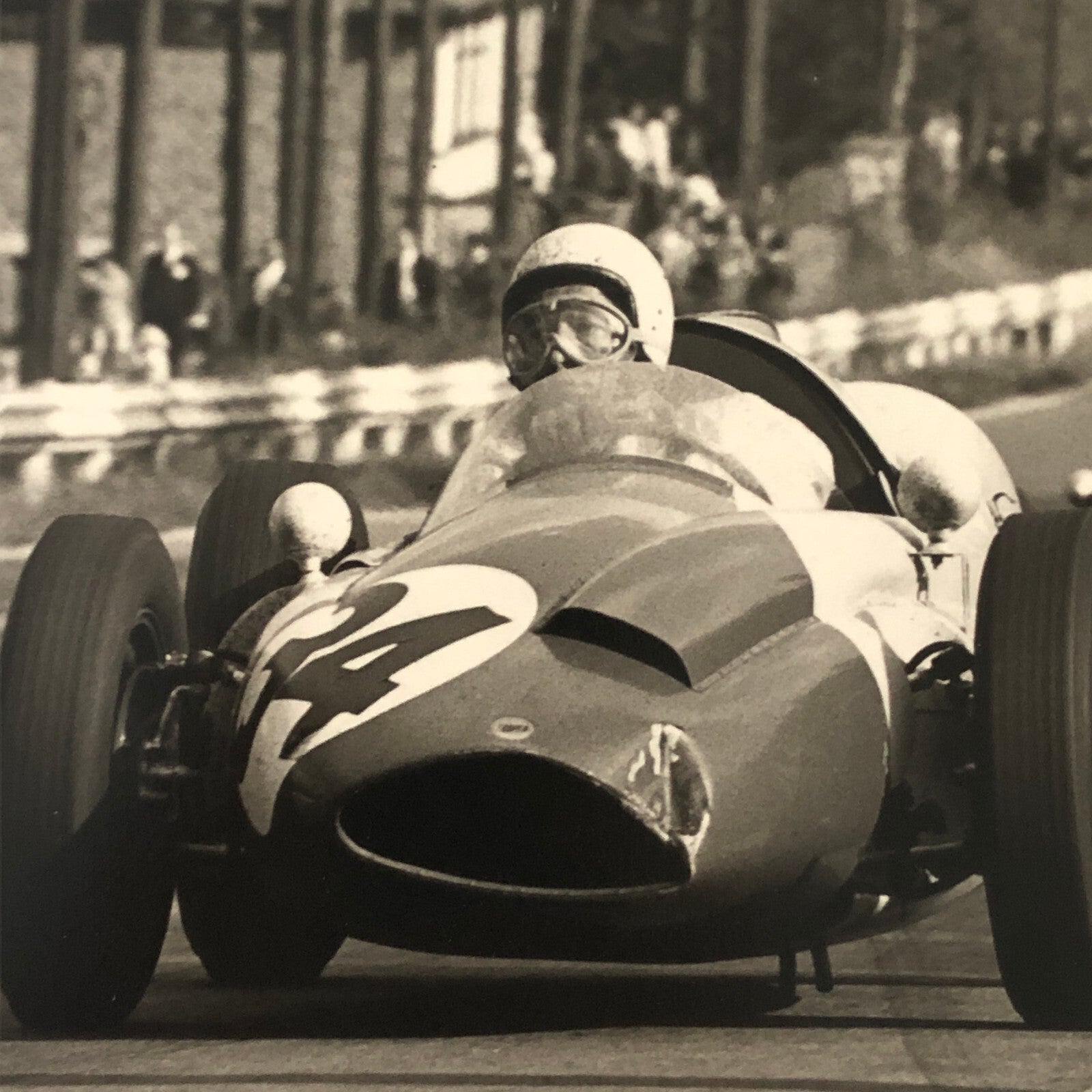 Racing Car Driver Photo Photograph Print Geoffrey Goddard