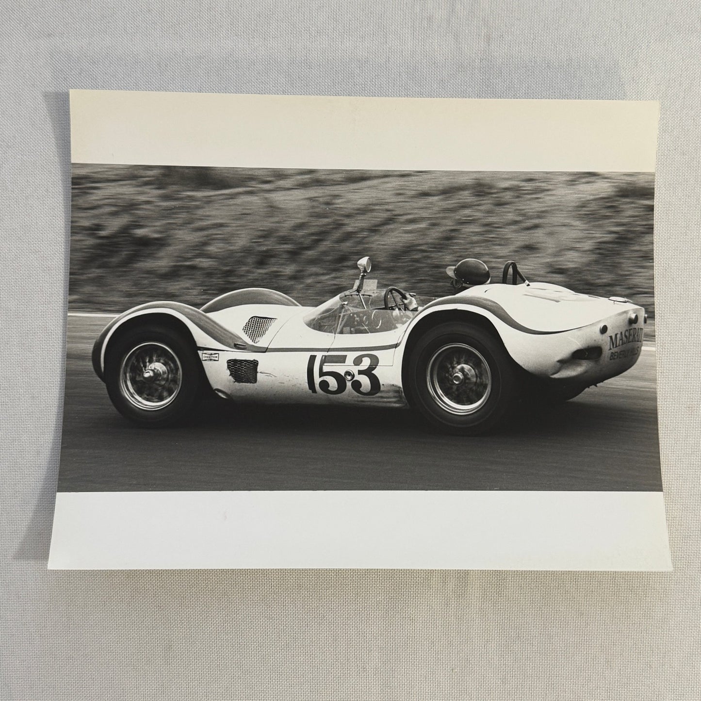 Vintage Racing Photo Photograph Ken Miles Riverside 1962 Grand Prix Modern Print