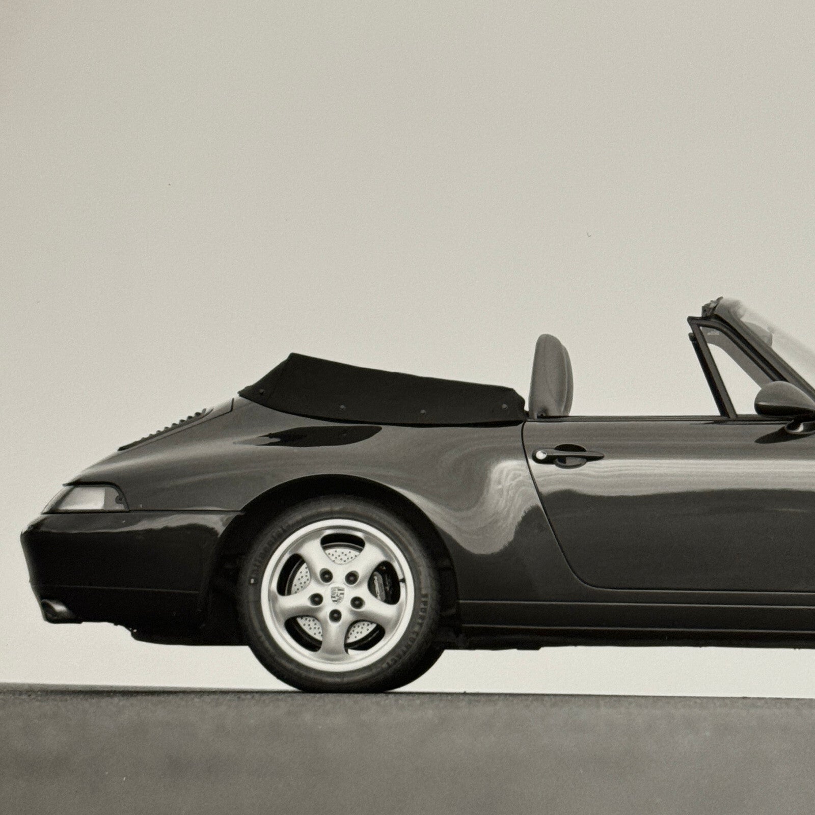 Porsche 911 Cabriolet Convertible Car Factory Press Photo Photograph