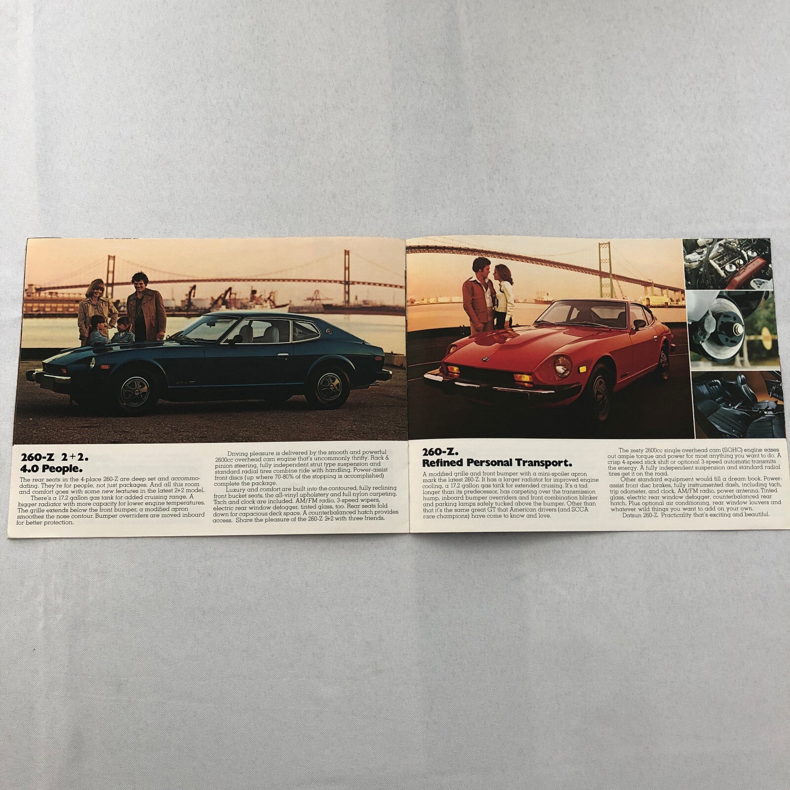 1975 Datsun Car Sales Brochure Catalog 610 710 260-Z 260Z L'il Hustler Pickup