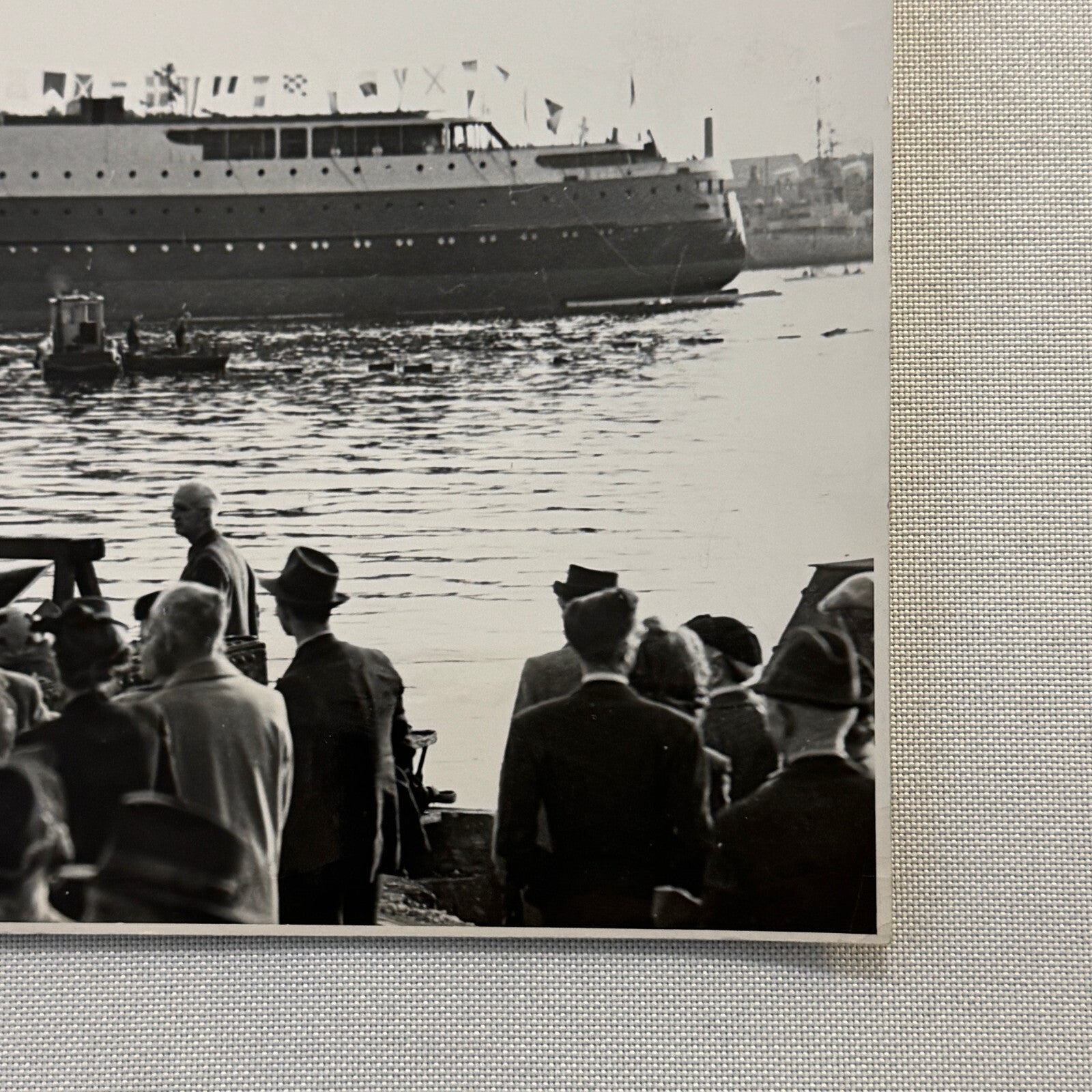 Vintage Boat Ship Photo Photograph Prince George Steamship Steam Ship 1947