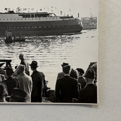 Vintage Boat Ship Photo Photograph Prince George Steamship Steam Ship 1947