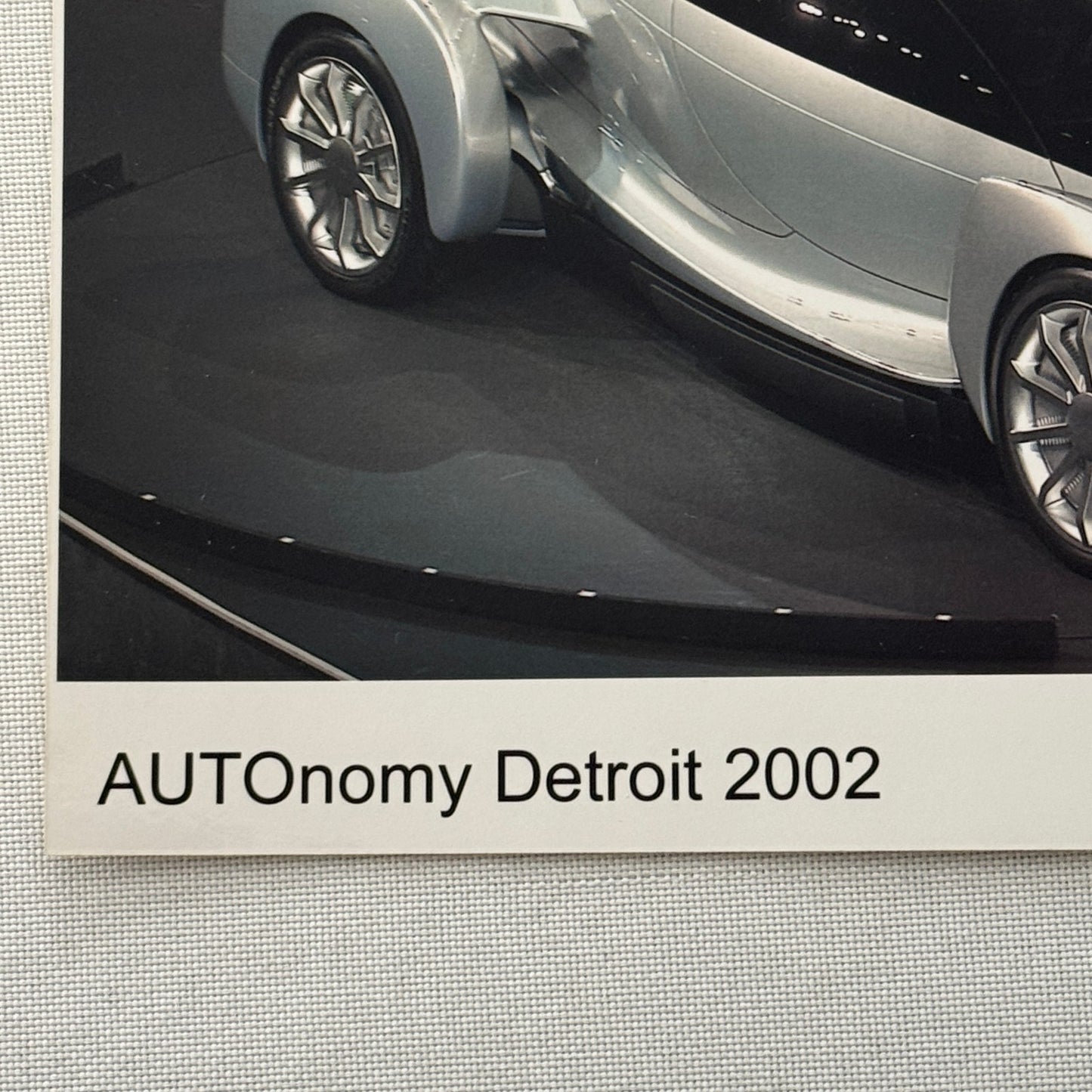 2002 General Motors GM AUTOnomy Concept Car Factory Press Photo Photograph Print