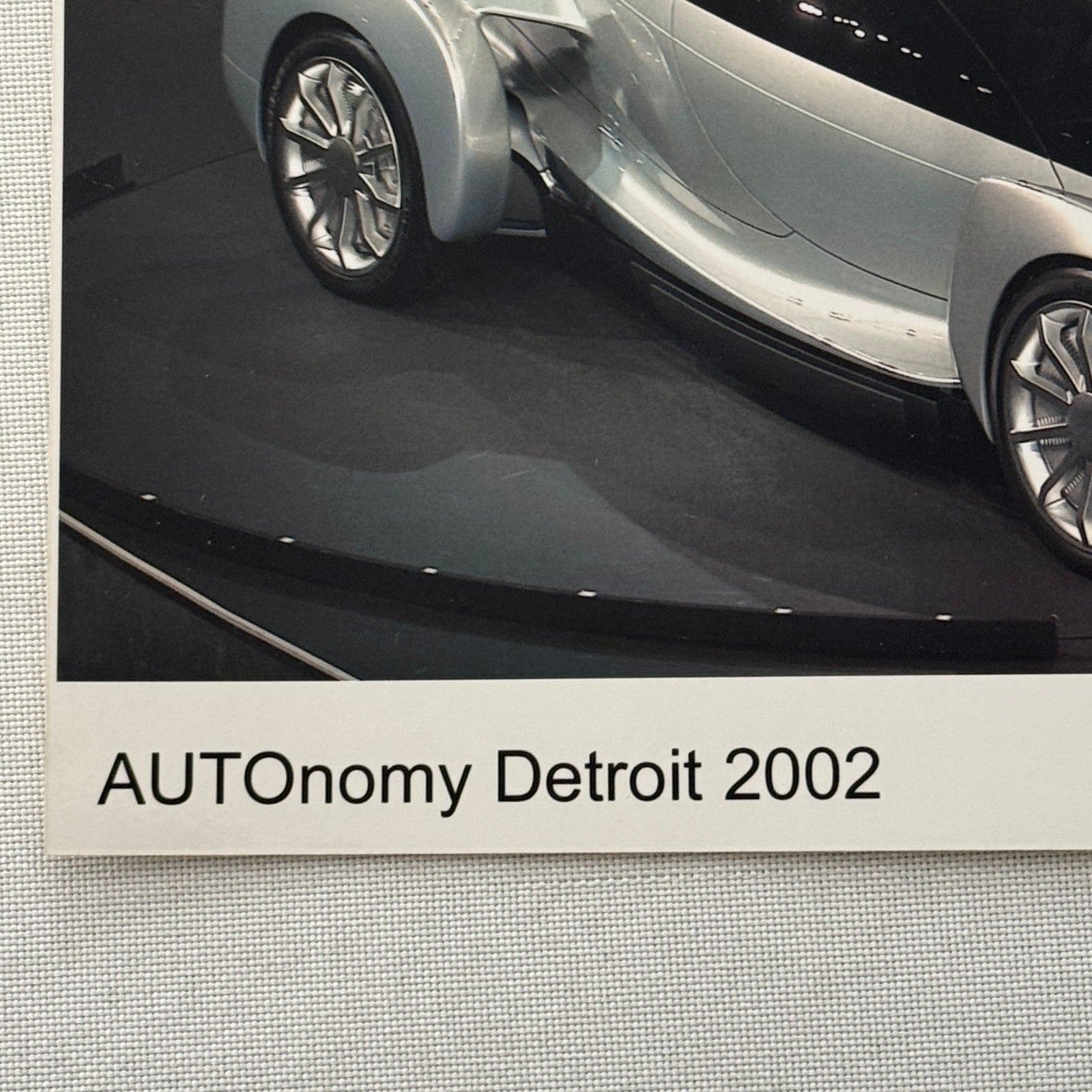 2002 General Motors GM AUTOnomy Concept Car Factory Press Photo Photograph Print