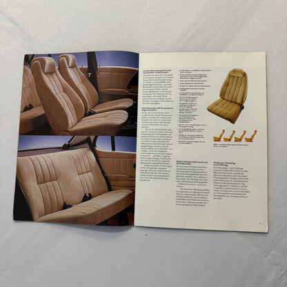 1983 Saab 99 Car Sales Brochure Catalog Advertising Vintage GERMAN Language