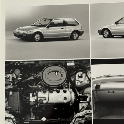 Honda Civic DX Hatchback Car Factory Press Photo Photograph European Market