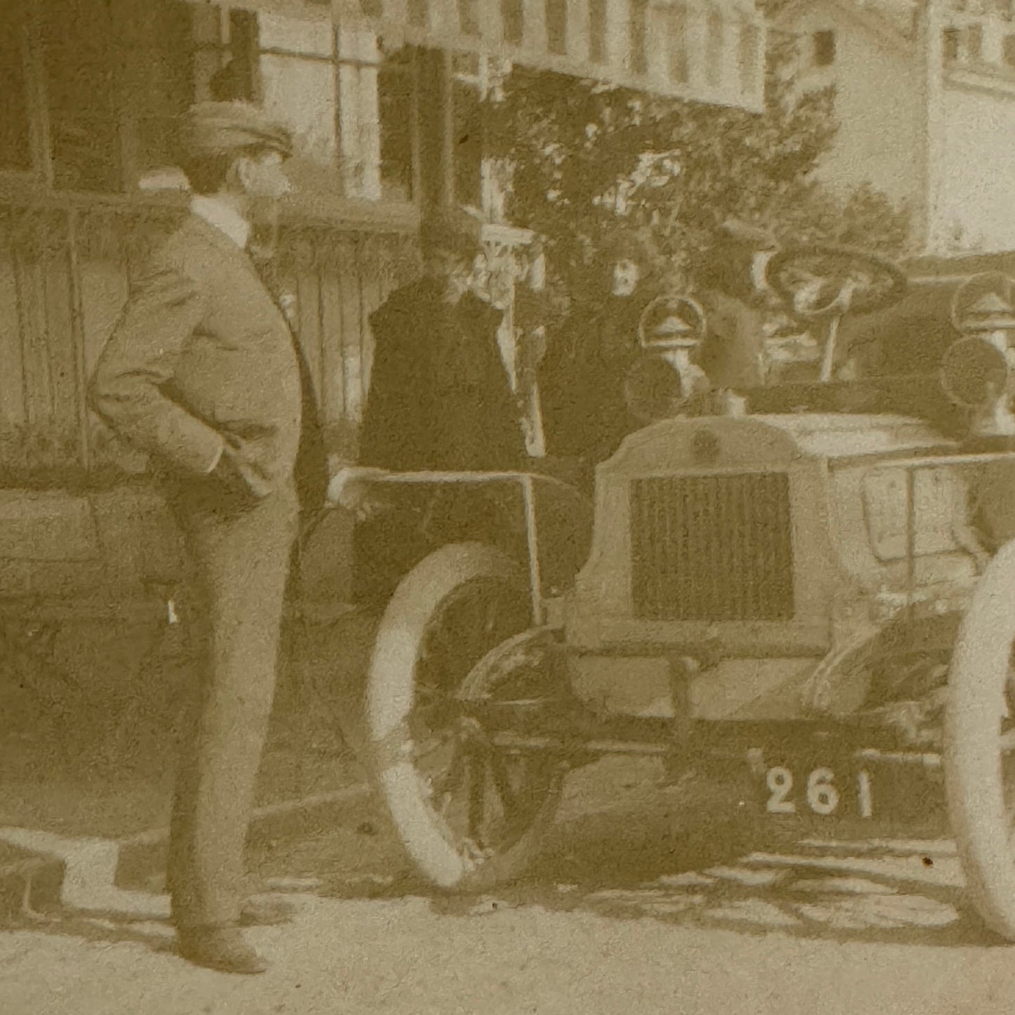 Vintage Car Automobile Photo Photograph Print People