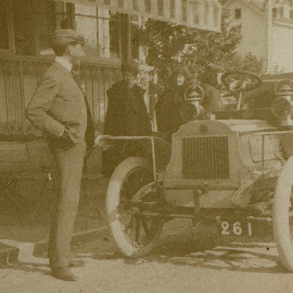 Vintage Car Automobile Photo Photograph Print People