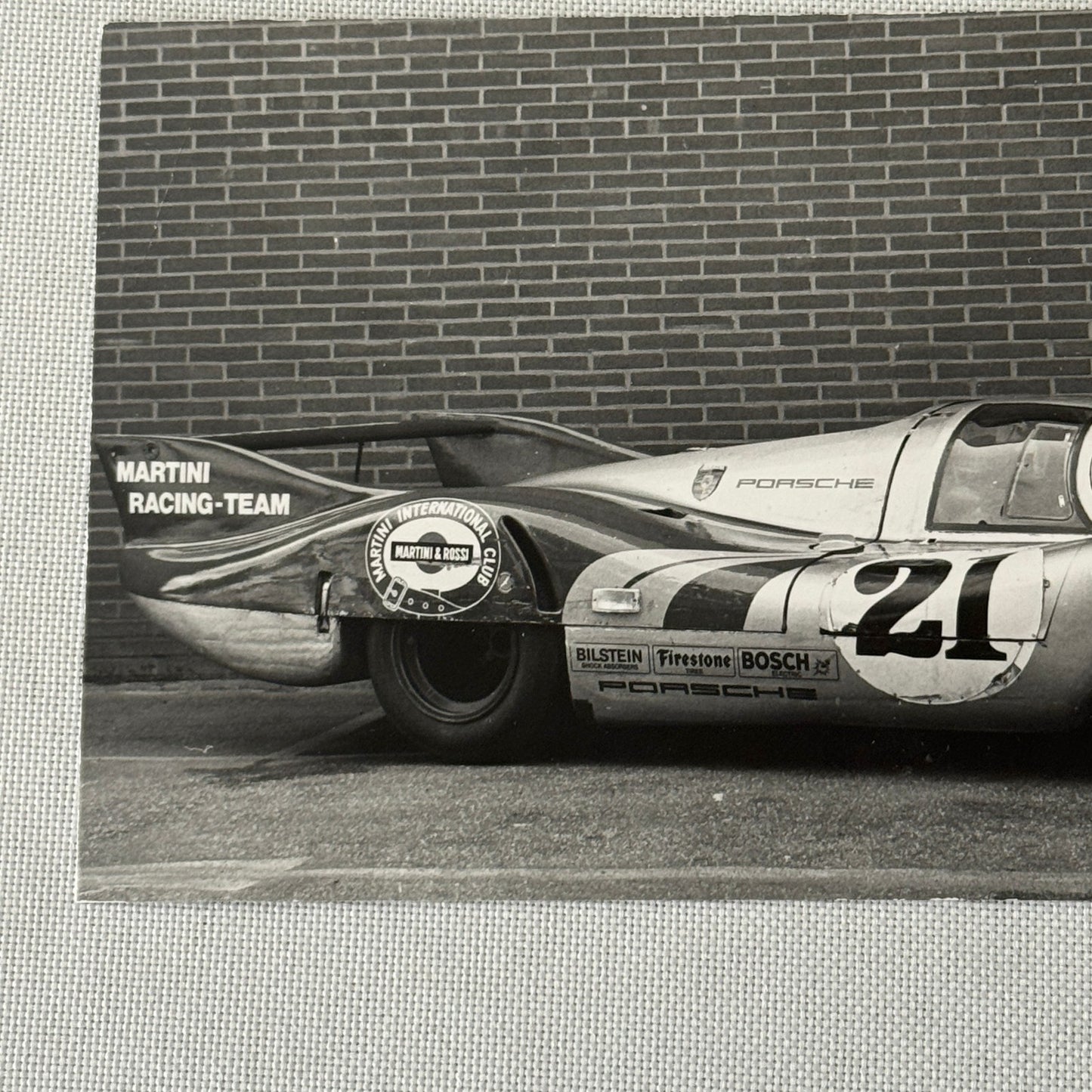 Porsche 917 Martini Racing Car Photo Photograph Print Vintage