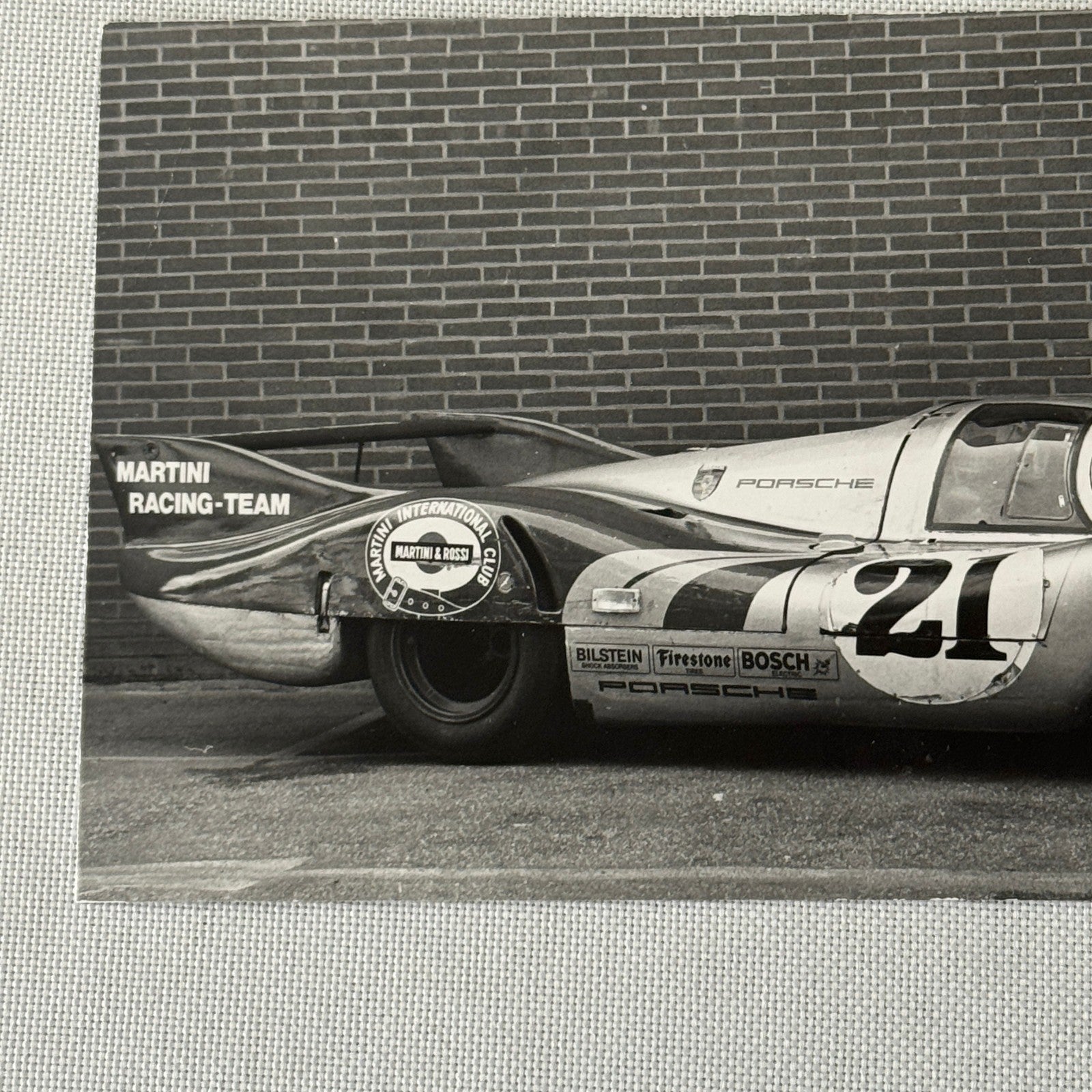 Porsche 917 Martini Racing Car Photo Photograph Print Vintage