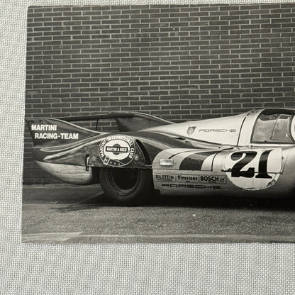 Porsche 917 Martini Racing Car Photo Photograph Print Vintage