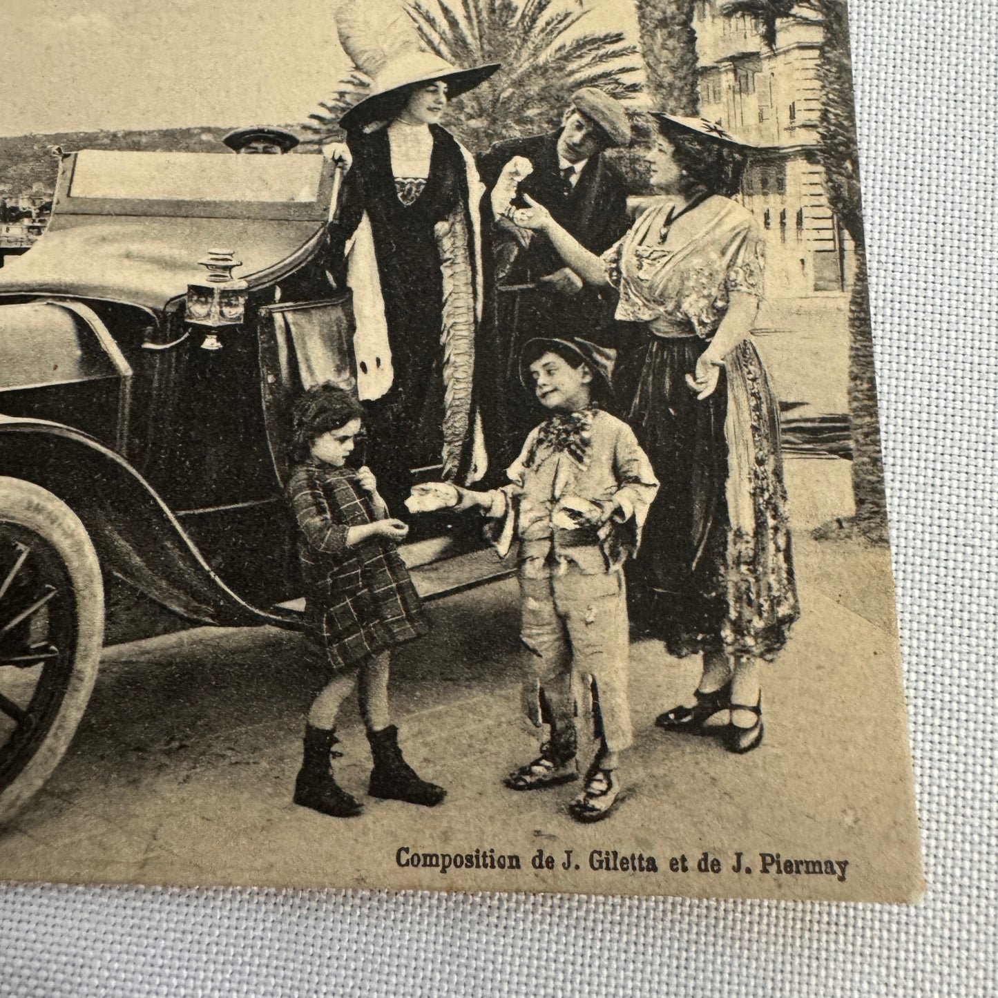 Vintage Car Automobile Postcard Post Card 1911 French
