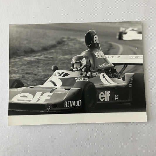 Vintage 1976 Formula 2 F2 Rome Grand Prix Racing Photo Photograph Patrick Tambay