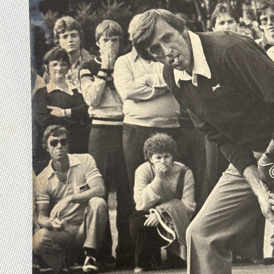 Vintage Golf Photograph Professional Golfer Phil Giroux 1980s