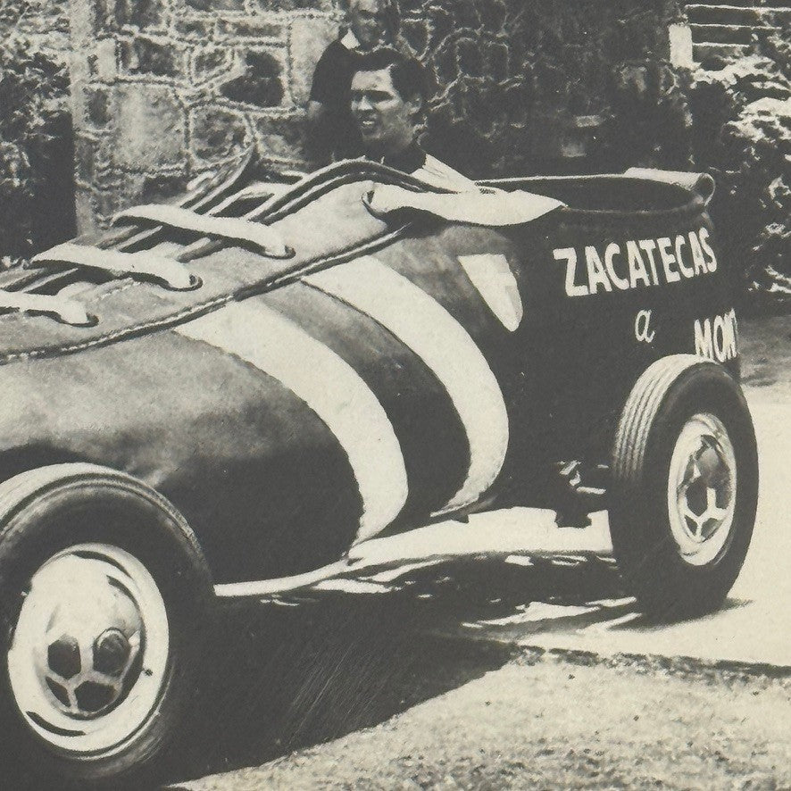 Vintage Custom Volkswagen Beetle Soccer Football Cleat Shoe Car Photo Photograph