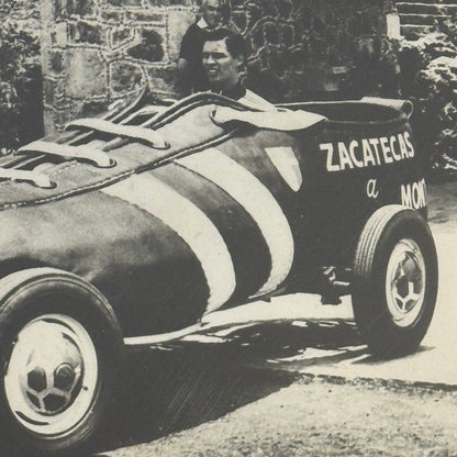 Vintage Custom Volkswagen Beetle Soccer Football Cleat Shoe Car Photo Photograph