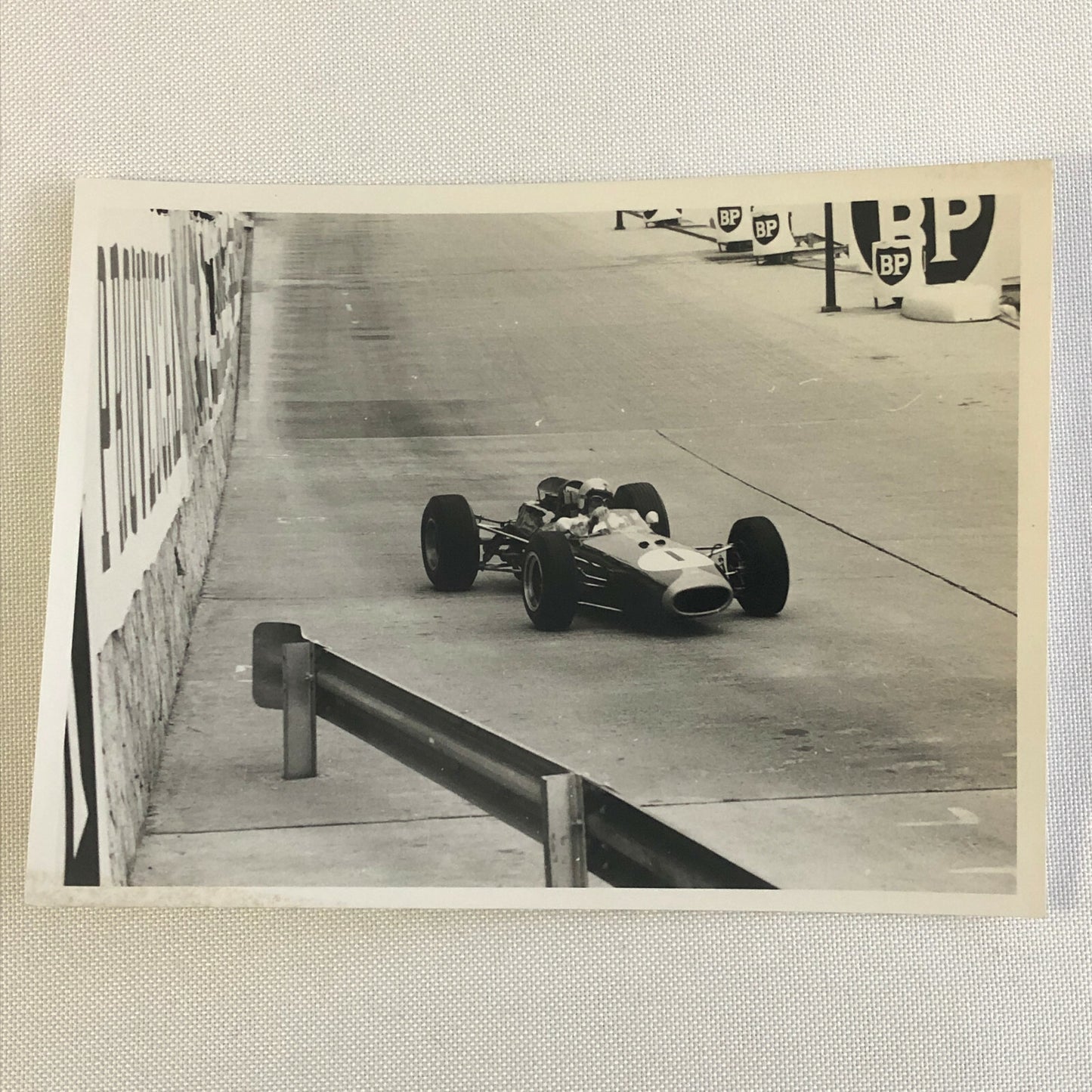 Vintage Grand Prix Racing Car Driver Photo Photograph Print 