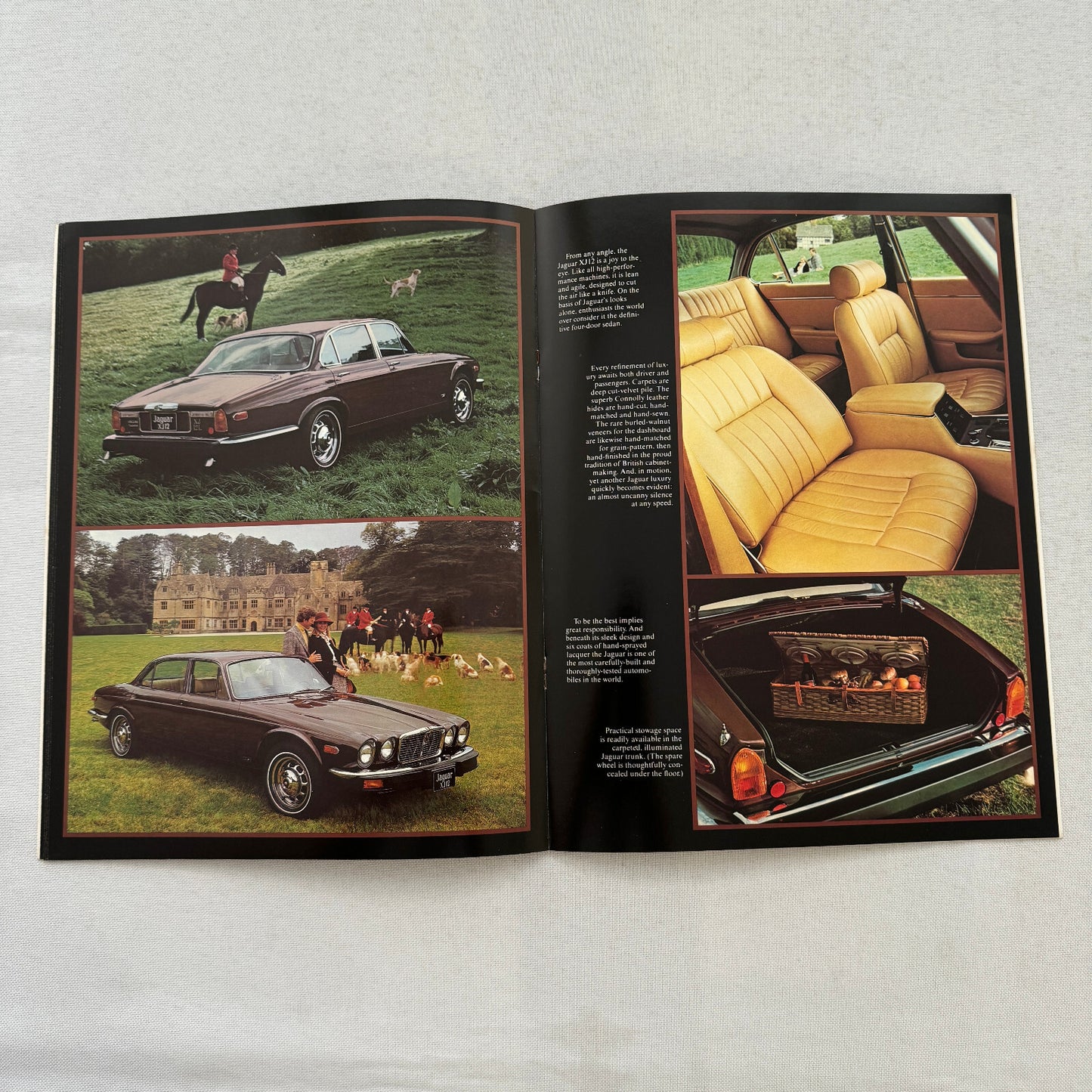 Jaguar XJ6 and XJ12 Car Sales Brochure Catalog Advertising 1978