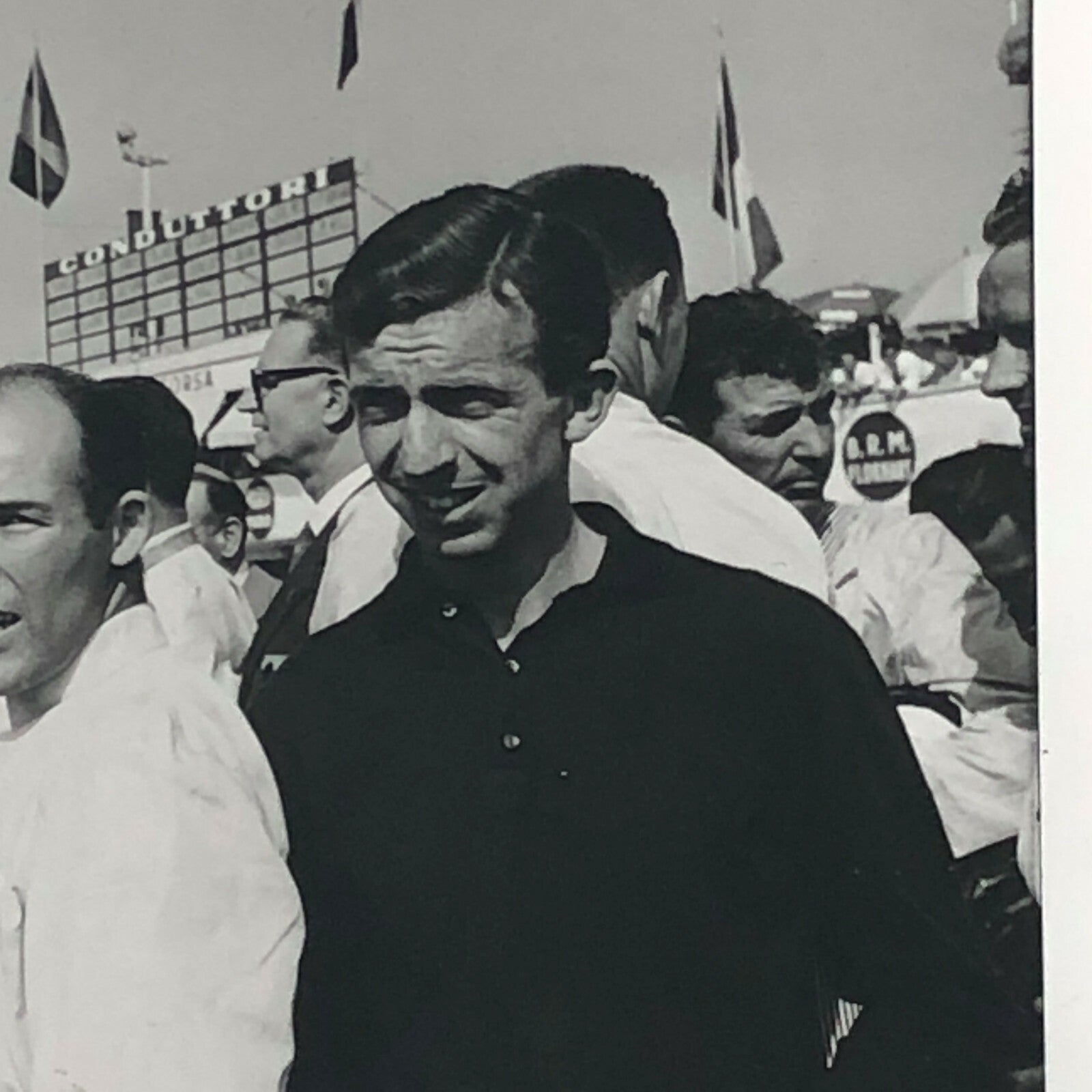 Vintage Grand Prix Racing Driver Photo Photograph Stirling Moss Tony Brooks + 