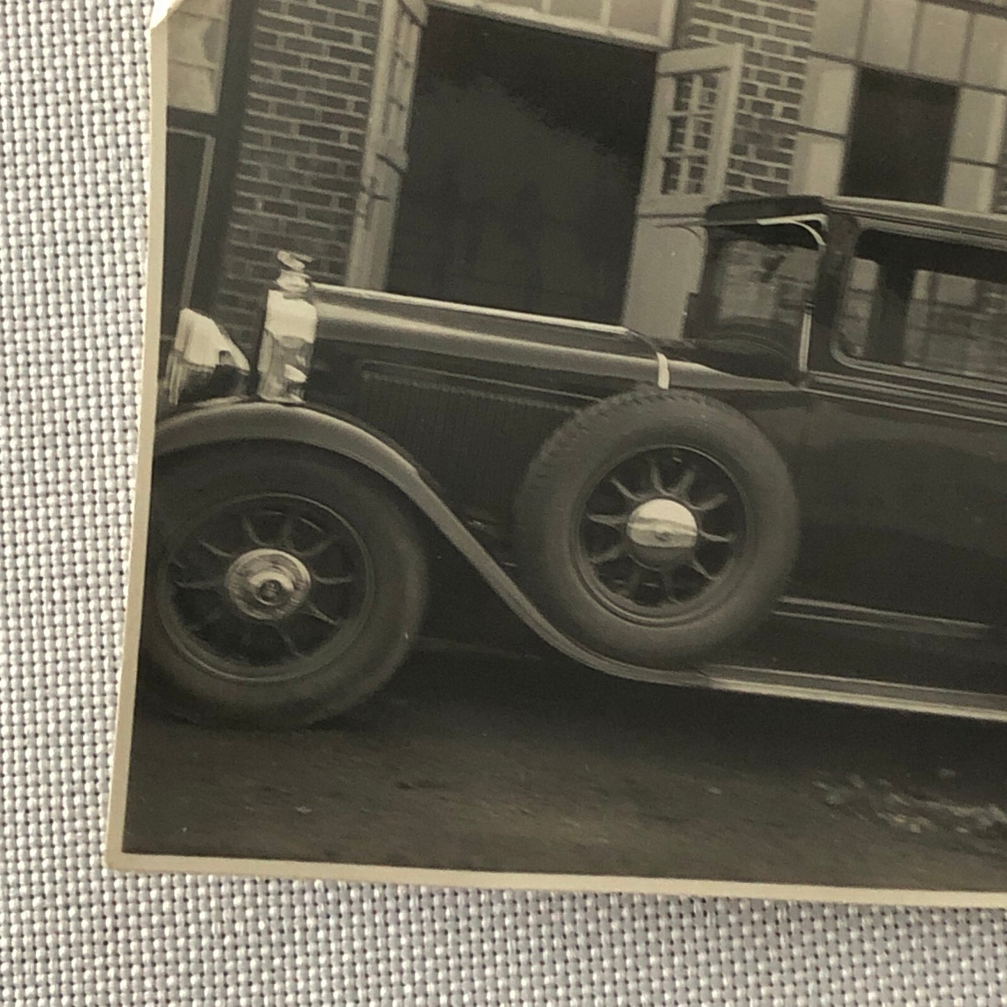 Vintage Woman with Car Automobile Photo Photograph Snapshot AL22SM2