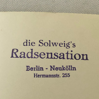 Circus Performer Vintage Photo Photograph Bicycle Balancing Act Berlin Germany