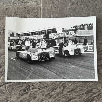 Vintage Racing Photo Photograph 1975 1000 KM de Mugello Race Porsche 908 Car