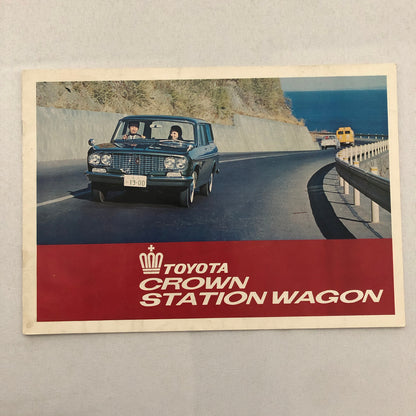 Vintage Toyota Crown Station Wagon Car Sales Brochure Catalog DANISH TEXT
