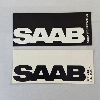 1988 Saab 900 Owners Manual Book Pouch Sedan Convertible Vintage Car