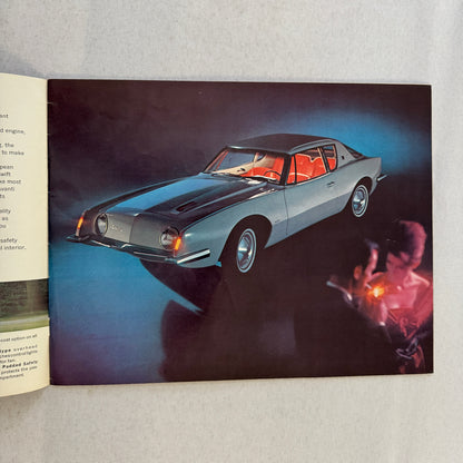 1963 Studebaker Car Sales Brochure Catalog Gran Turismo Hawk Lark Avanti Wagon
