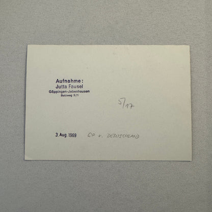 Vintage Porsche Racing Car Photo Photograph Print 1969 German Grand Prix