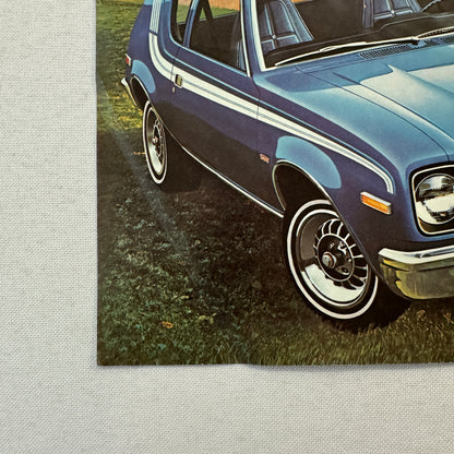 1977 AMC American Motors Gremlin Sales Sheet Brochure Vintage Car Advertising 