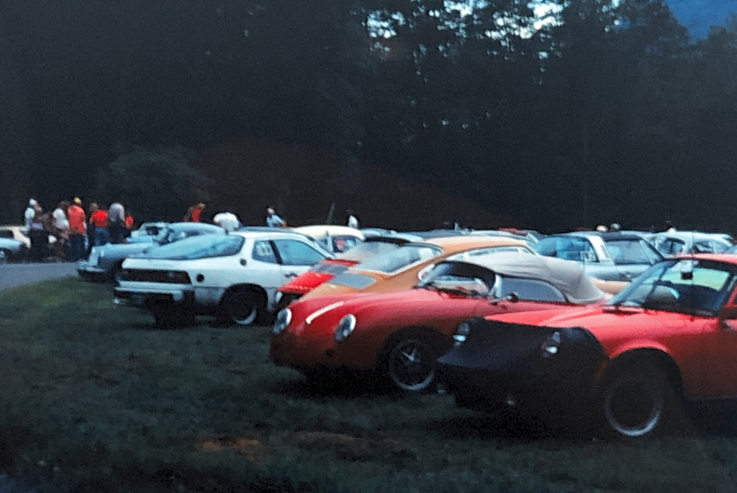 Porsche Car Show 35mm Photo Slide Vintage 1981 Porsche 911 356 +