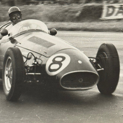 Vintage Racing Photo Photograph 1954 British Grand Prix Maserati 250F Wharton