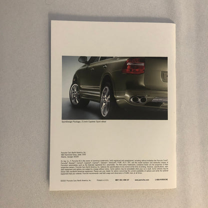 Porsche Cayenne ACCESSORIES Sales Brochure Catalog 2006 2007 Wheel Rims +
