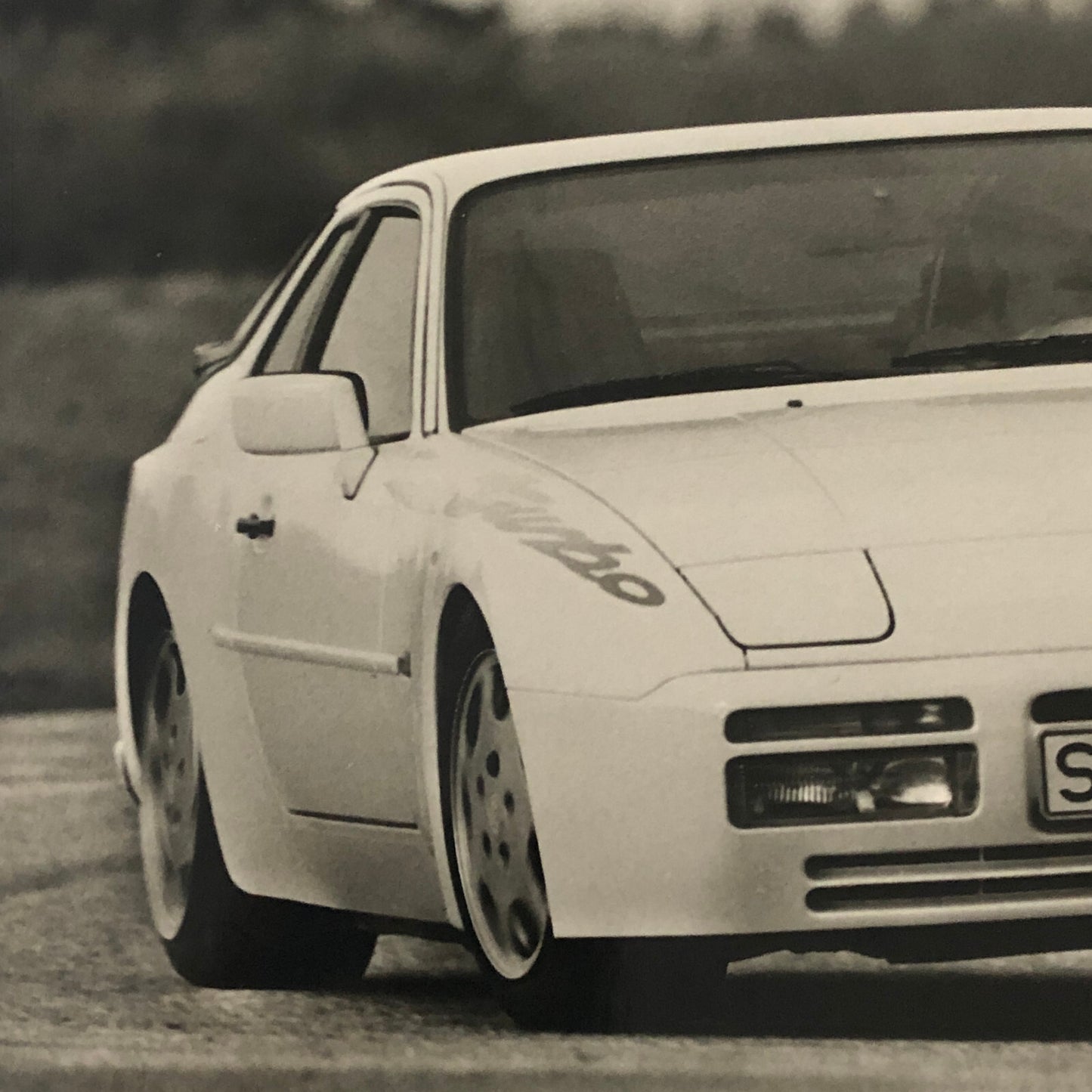 1989 Porsche 944 Turbo Factory Press Photo Photograph Werkfoto