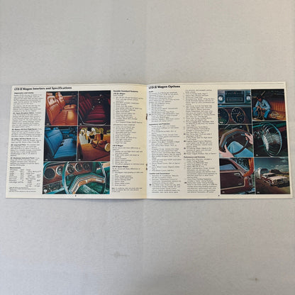 1977 Ford Station Wagon Car Sales Brochure Pinto Cruising Wagon Club Wagon LTD