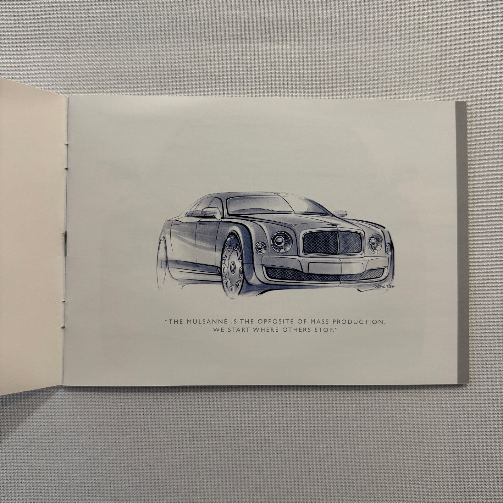 Bentley Mulsanne Car Press KIt Brochure with Photo CD