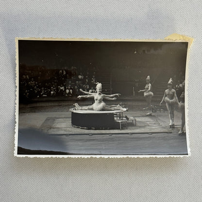 Vintage Circus Rollerskating Roller Skate Act Photo Photograph