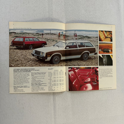 1979 Mercury Bobcat Car Sales Brochure Catalog Wagon Villager Sedan Runabout SC