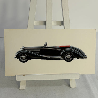 1937 Maybach Zeppelin D5 8 Sport Cabriolet by Spohn Illustration Art Hand Drawn